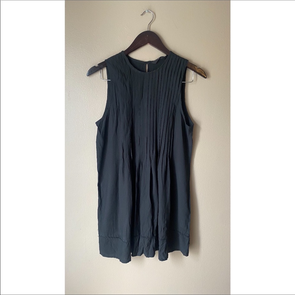 Knot Sisters Black Boho Boutique Sleeveless Dress | Size M
